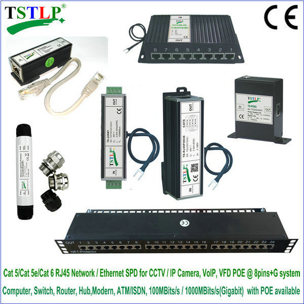 TS-RJ45 5 81000M--Ethernet-Surge-Arrester-Supplier